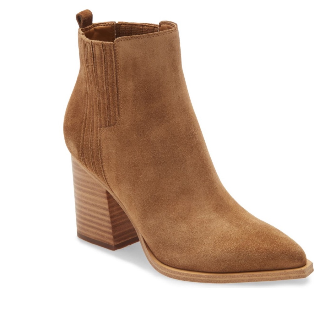 Marc Fisher Brown Booties Boots - Like New